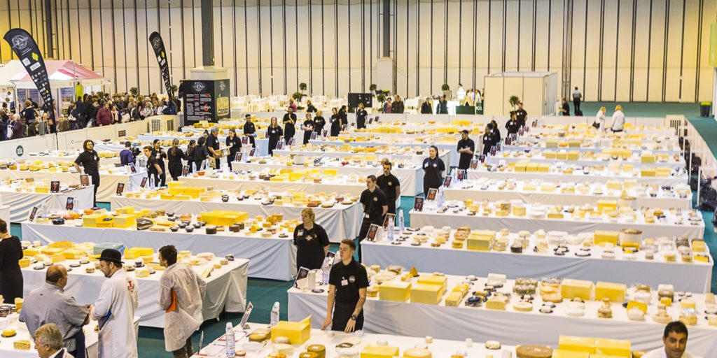 World Cheese Awards tables packed full of delicious cheese