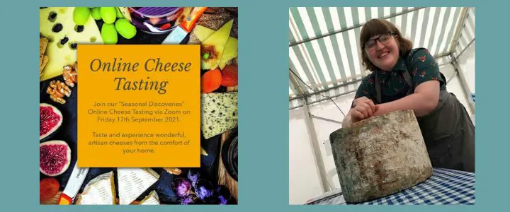 online cheese-tasting event