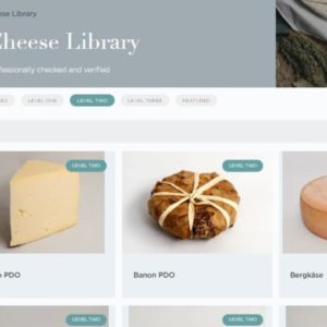 Cheese Library Landing Page