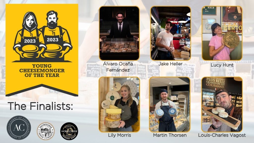 Young Cheesemonger of the Year finalists 2023